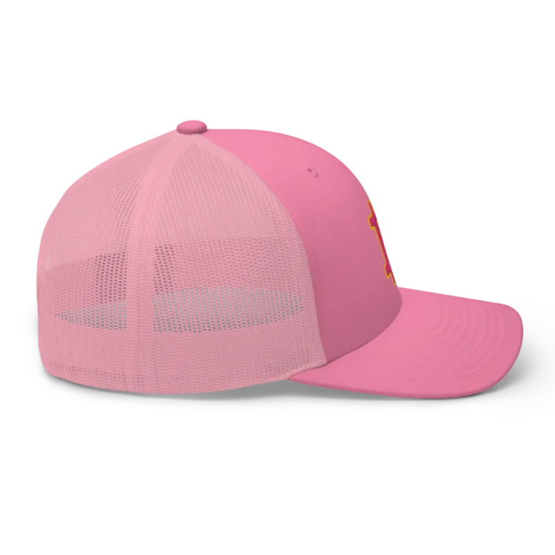 Bitcoin Pink Trucker Cap