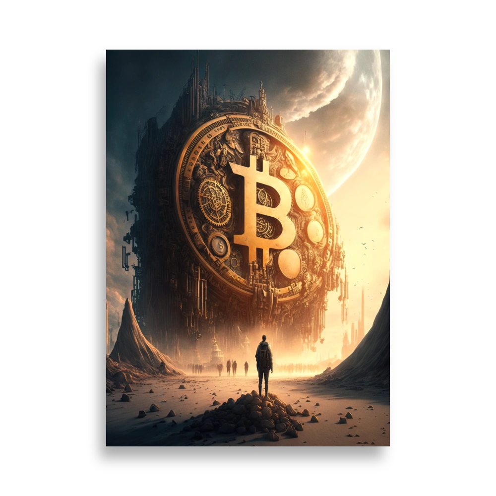Bitcoin: Steampunk World Poster