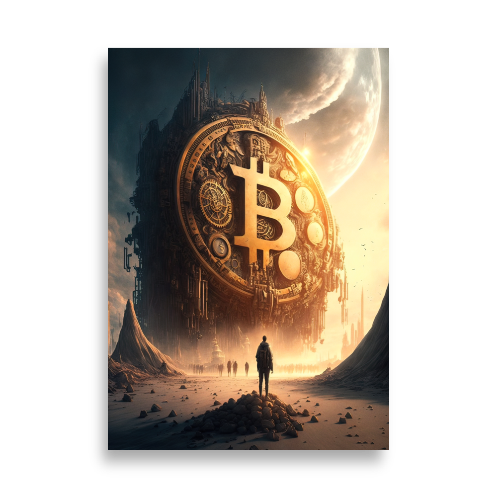 Bitcoin: Steampunk World Poster