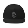 Bitcoin: Thick Outline Logo Snapback Hat