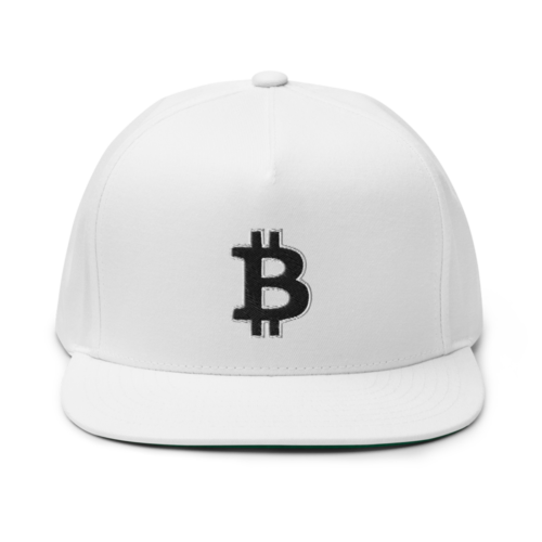 Bitcoin: Thick Outline Logo Snapback Hat