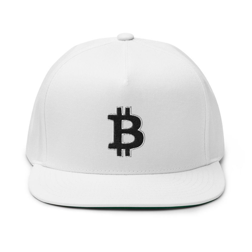 Bitcoin: Thick Outline Logo Snapback Hat