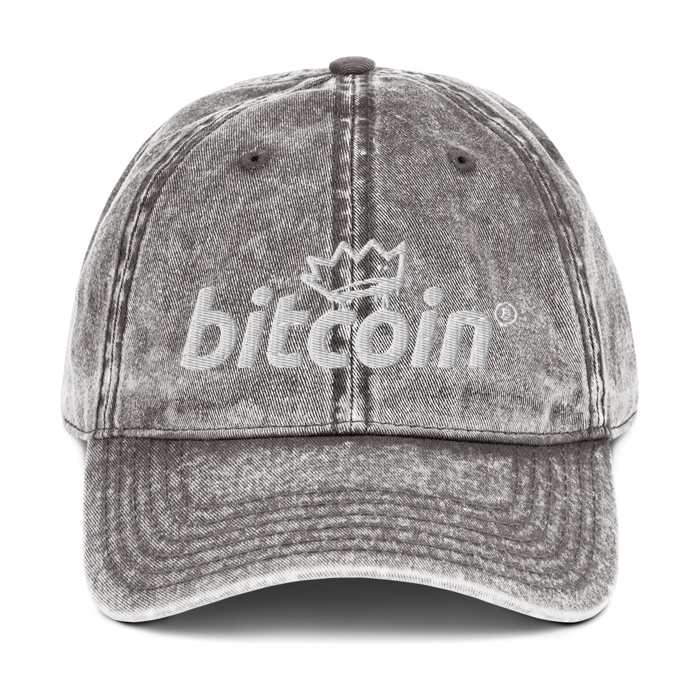 Bitcoin Vintage Baseball Cap - Image 3