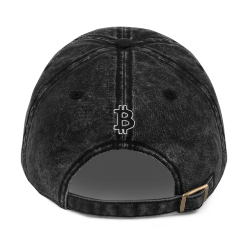Bitcoin Vintage Baseball Cap