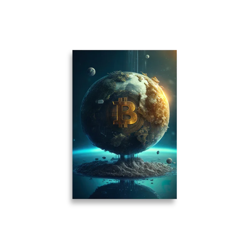 Bitcoin World Poster