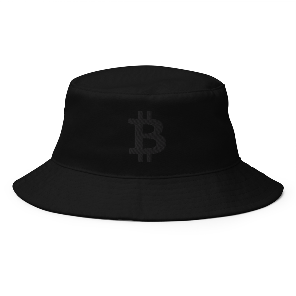 bucket hat i big accessories bx003 black front 63d844ba8d305 - Bitcoin Stealth Edition Bucket Hat