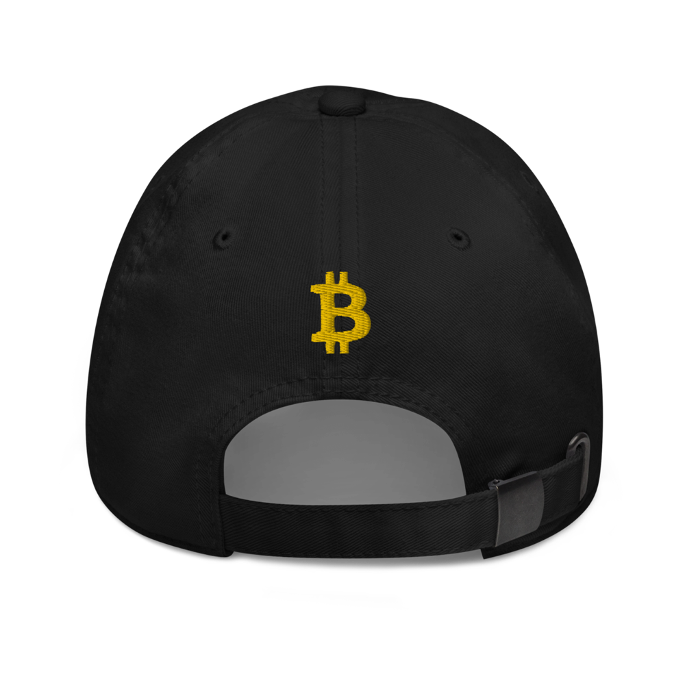 distressed baseball cap black back 63c058cc79dc6 - Bitcoin YLW Distressed Baseball Cap