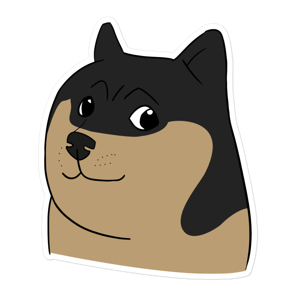 Doge: Funny Doge Batman Sticker