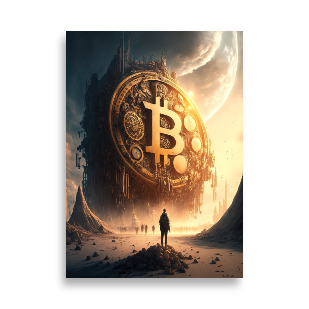 enhanced matte paper poster cm 50x70 cm front 63b411c599975 - Bitcoin: Steampunk World Poster