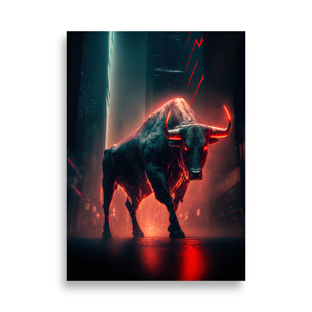 enhanced matte paper poster cm 50x70 cm front 63b47dce3a1ab - Crypto Bull: Trader's Collection Nr. 1 Poster
