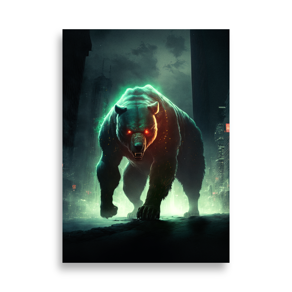 enhanced matte paper poster cm 50x70 cm front 63b4ad023c97a - Crypto Bear: Trader’s Collection Nr. 3 Poster