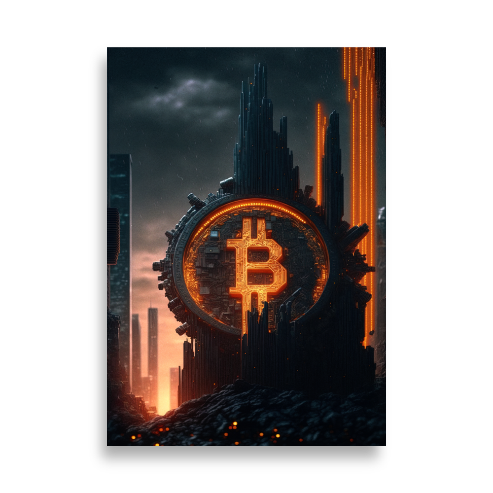 enhanced matte paper poster cm 70x100 cm front 63b439d445c27 - Bitcoin: The Other Dimension Poster