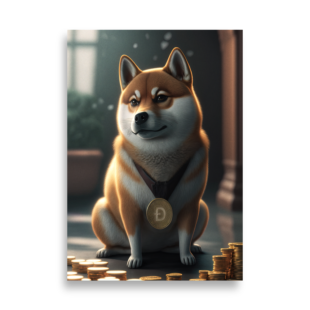 enhanced matte paper poster cm 70x100 cm front 63b461ae3381f - Doge: I'm Getting Paid Poster