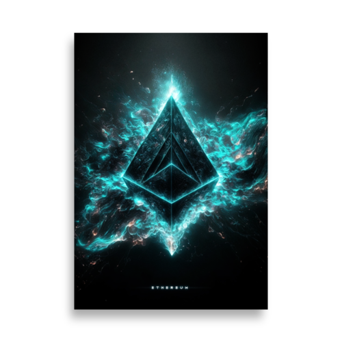 enhanced matte paper poster cm 70x100 cm front 63b5f58b2bfe8 - Ethereum: The Dark Ether Poster