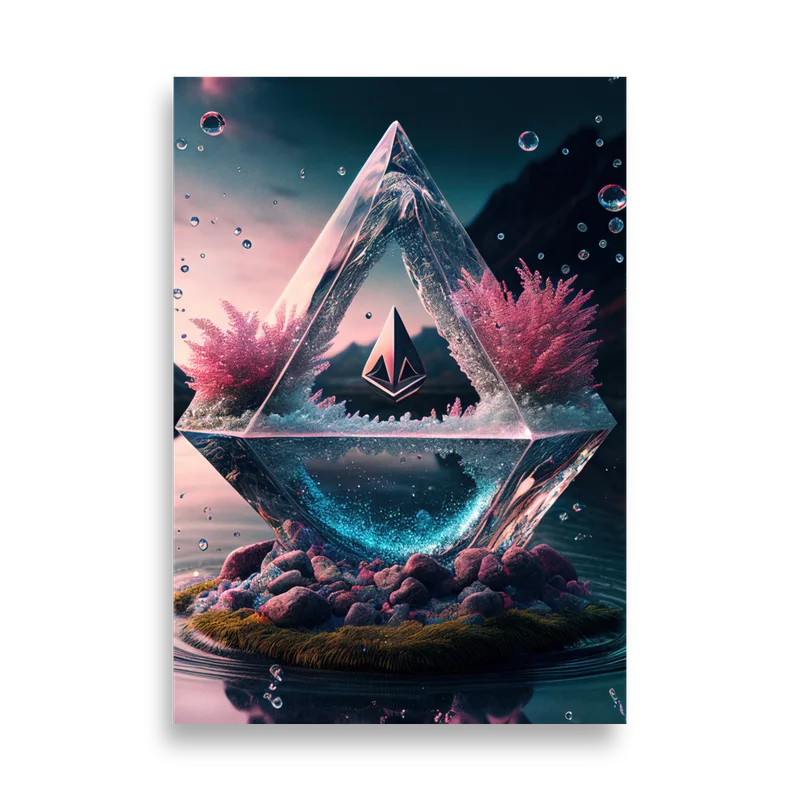 Ethereum Crystal Poster