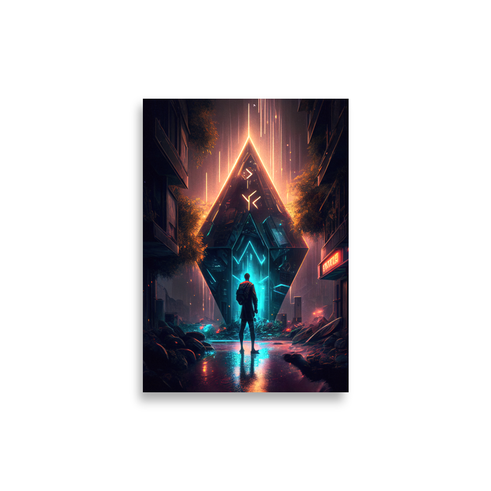 Ethereum Space Ship Poster