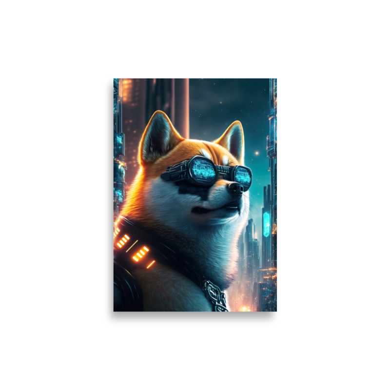 Shiba Inu: CryptoPunk Poster