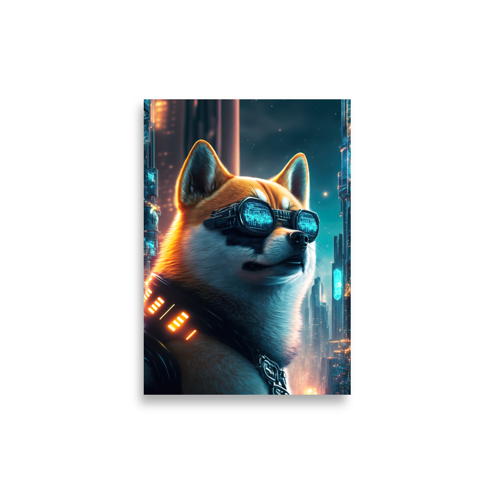 Shiba Inu: CryptoPunk Poster