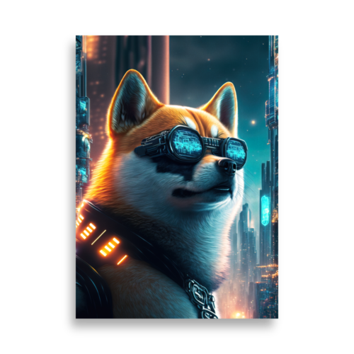 Shiba Inu: CryptoPunk Poster