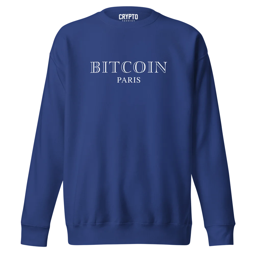 Bitcoin Paris Premium Sweatshirt - Image 3