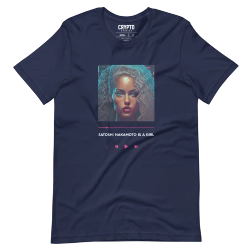 Satoshi Nakamoto is a Girl T-Shirt