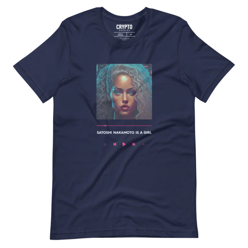 Satoshi Nakamoto is a Girl T-Shirt