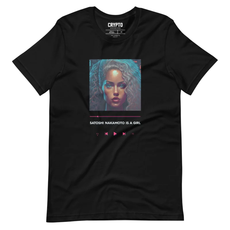 Satoshi Nakamoto is a Girl T-Shirt