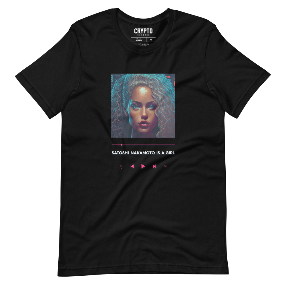 Satoshi Nakamoto Is A Girl T-Shirt
