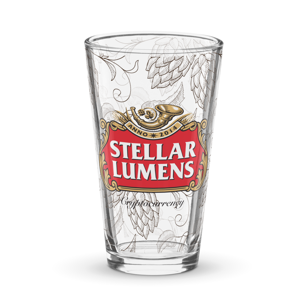 Stellar Lumens Pint Glass