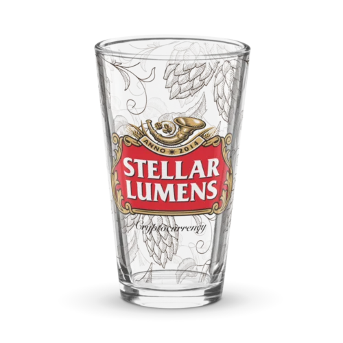 Stellar Lumens Pint Glass