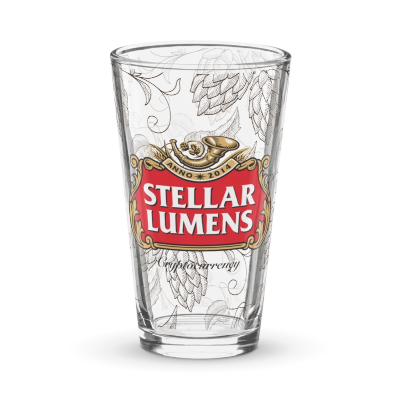 Stellar Lumens Pint Glass
