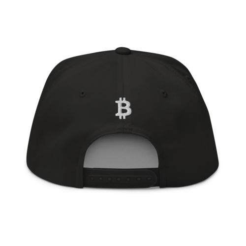 Bitcoin X Flat Bill Cap