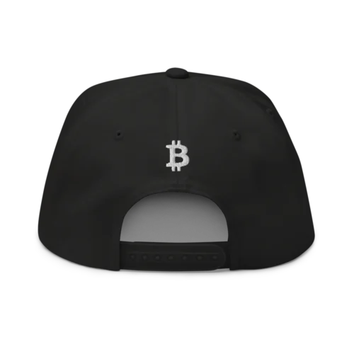 Bitcoin X Flat Bill Cap
