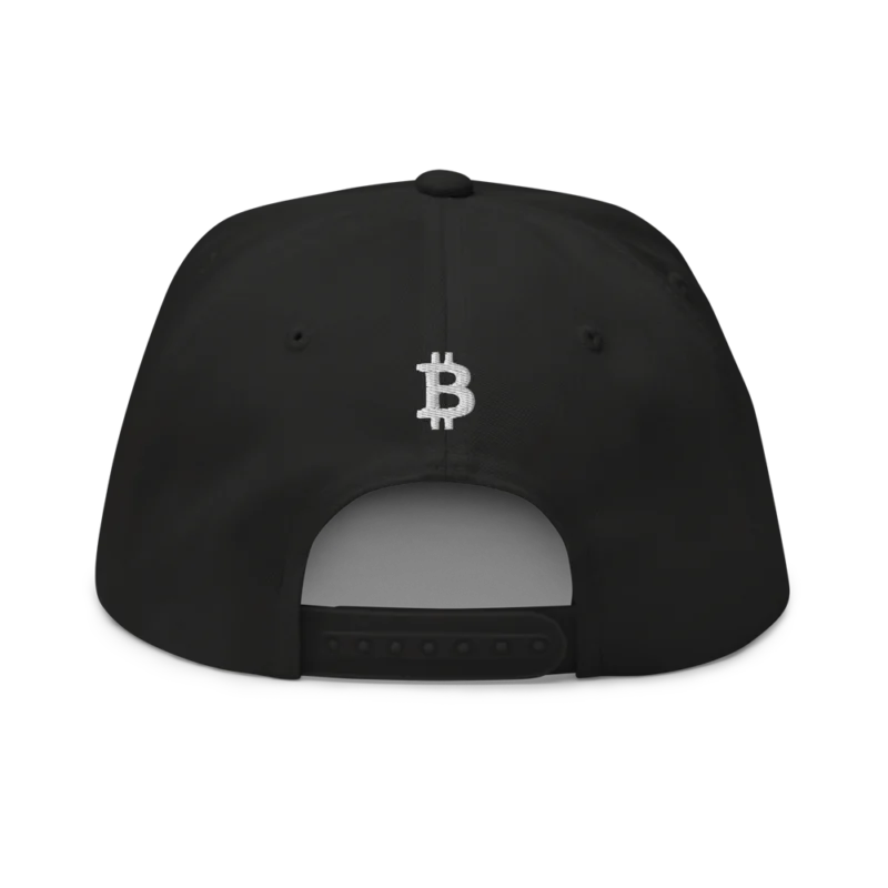 Bitcoin X Flat Bill Cap