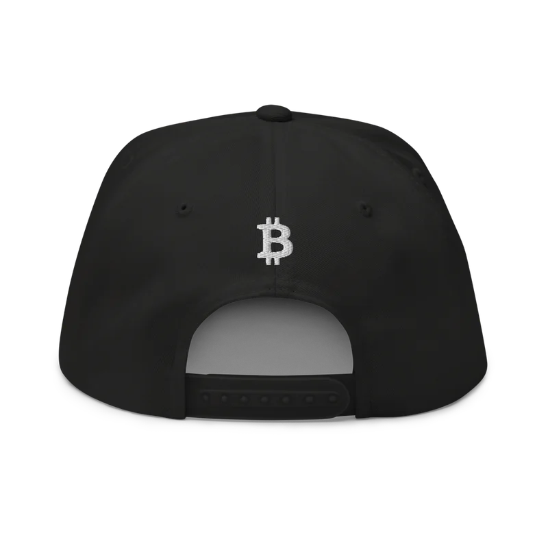 Bitcoin X Flat Bill Cap