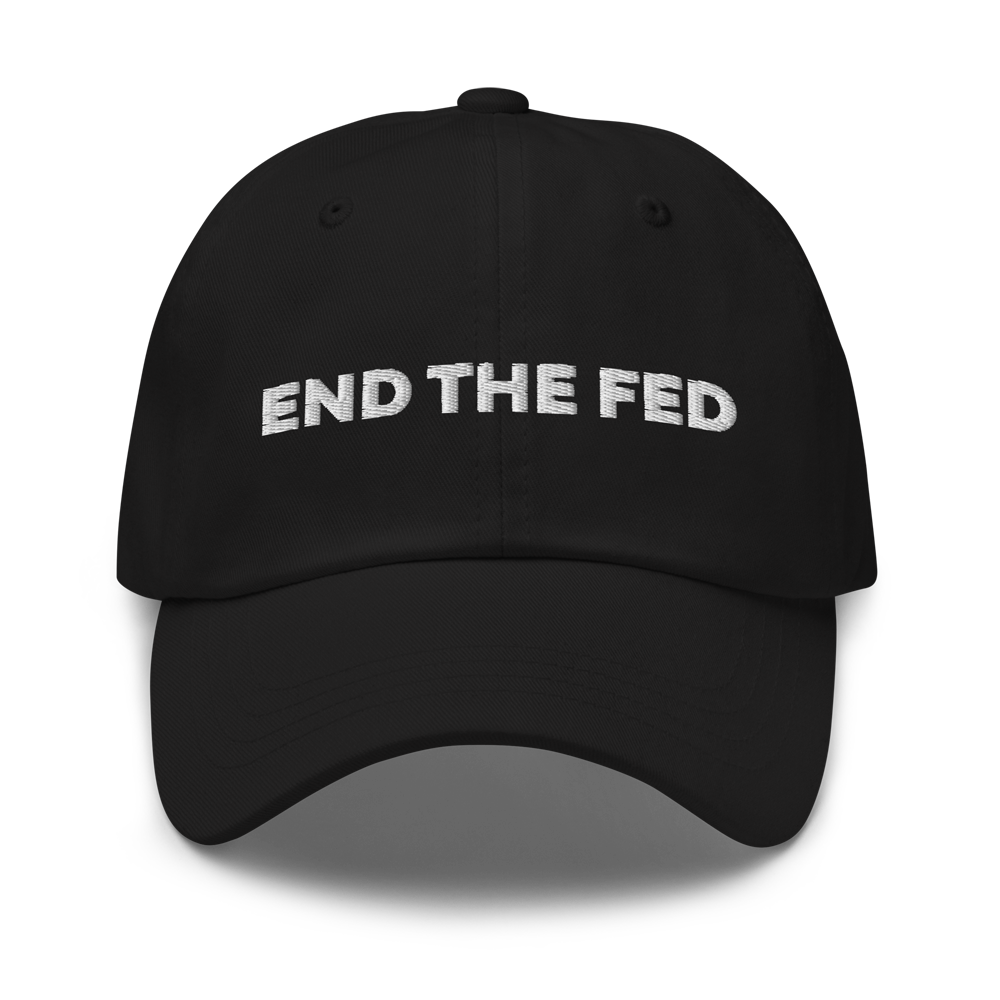 classic dad hat black front 644a7f5815711 - End The Fed Baseball Cap