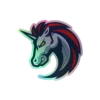 1Inch Holographic Sticker