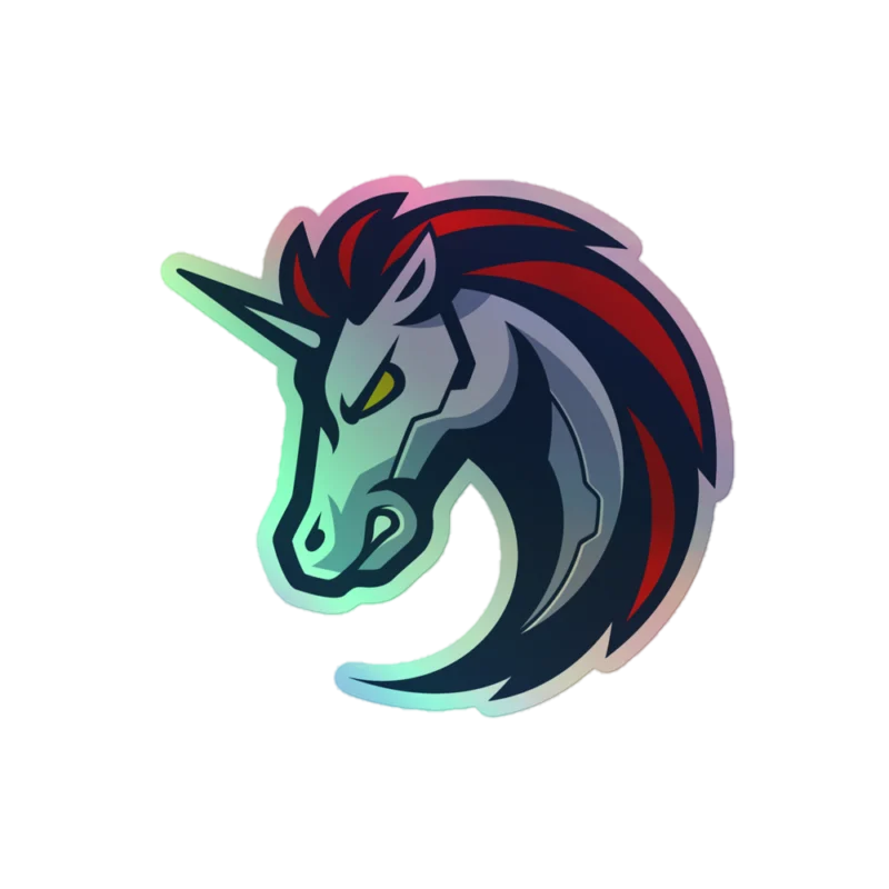1Inch Holographic Sticker