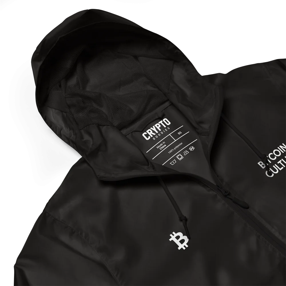 Bitcoin Culture x Stack Them Sats Zip-Up Windbreaker - Image 3