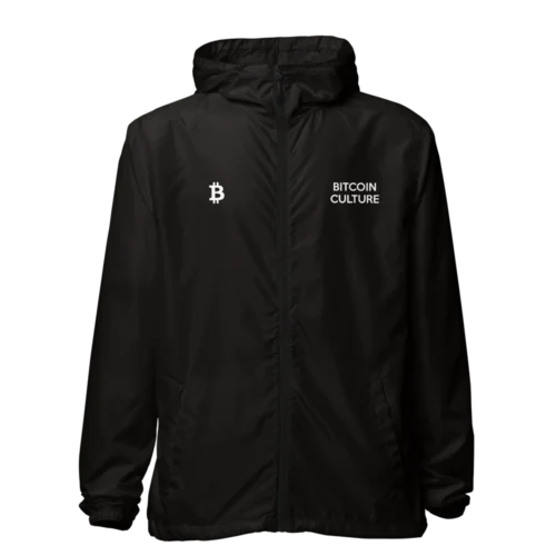 Bitcoin Culture x Stack Them Sats Zip-Up Windbreaker