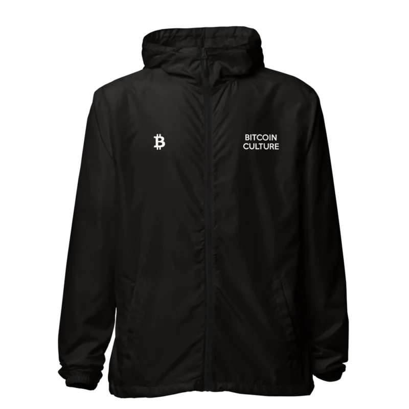 Bitcoin Culture x Stack Them Sats Zip-Up Windbreaker