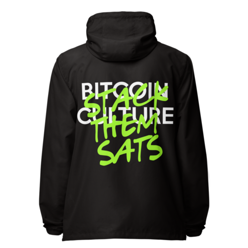 Bitcoin Culture x Stack Them Sats Zip-Up Windbreaker