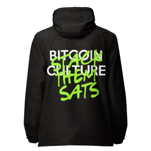 Bitcoin Culture x Stack Them Sats Zip-Up Windbreaker