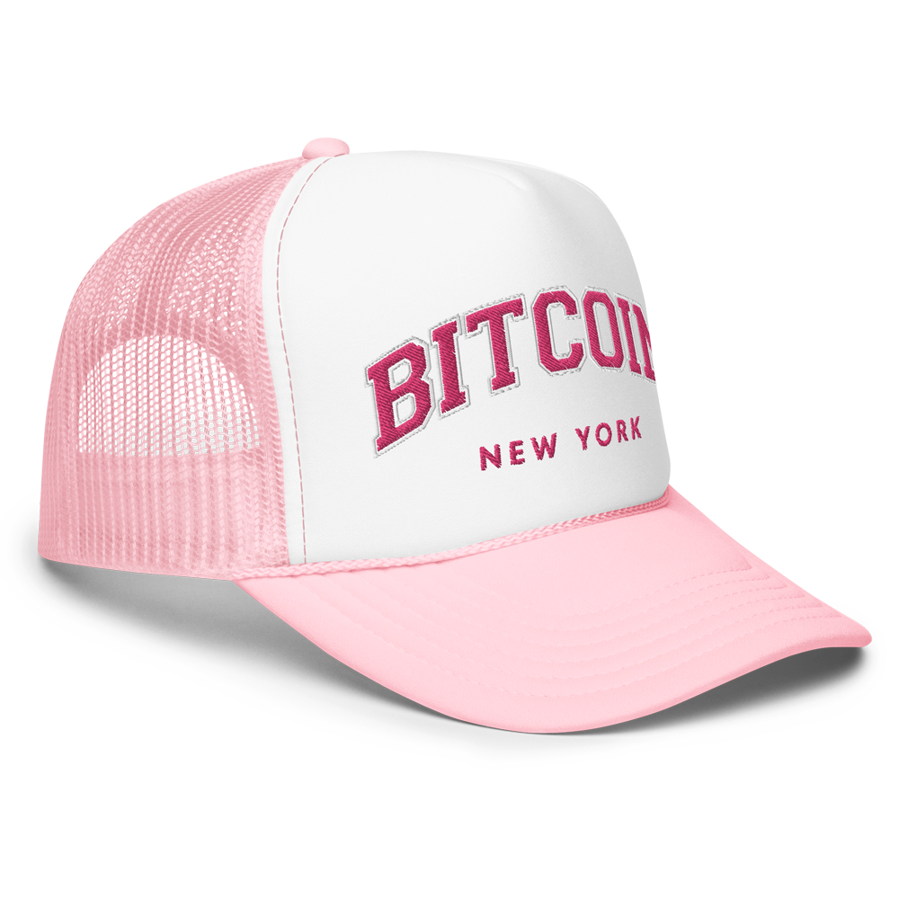 Bitcoin New York Foam Trucker Hat