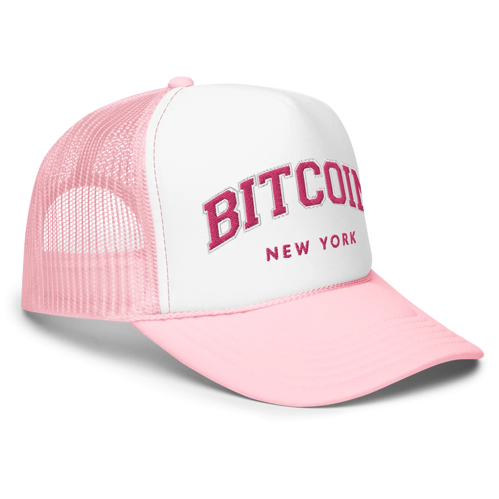 Bitcoin New York Foam Trucker Hat - Image 3
