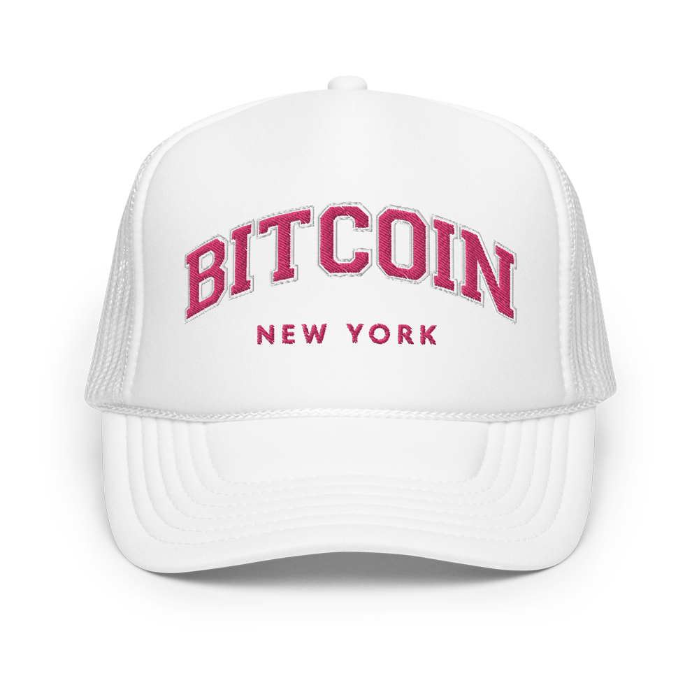 Bitcoin New York Foam Trucker Hat