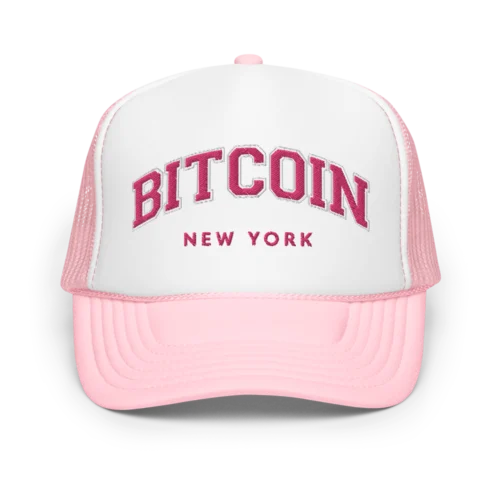 Bitcoin New York Foam Trucker Hat