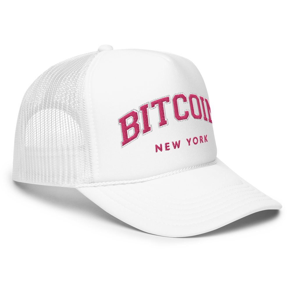 Bitcoin New York Foam Trucker Hat