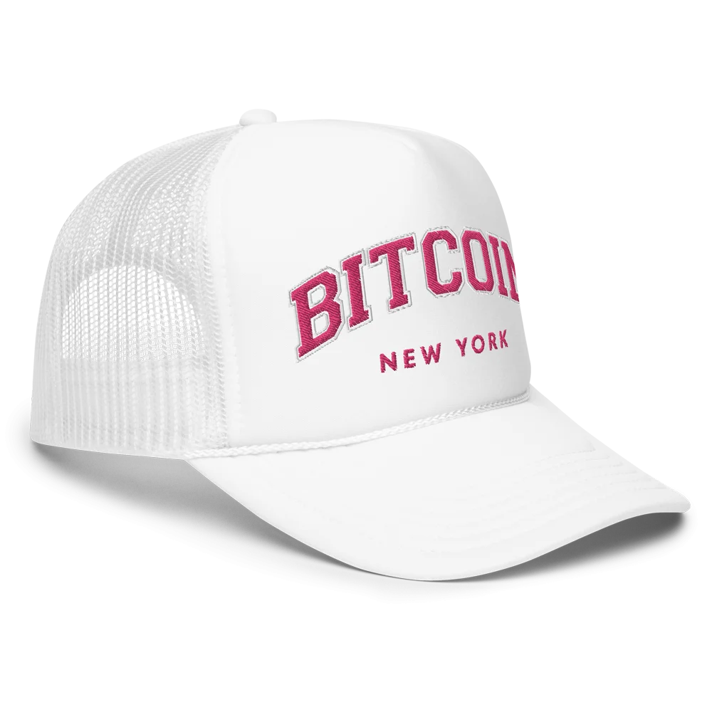 Bitcoin New York Foam Trucker Hat - Image 6