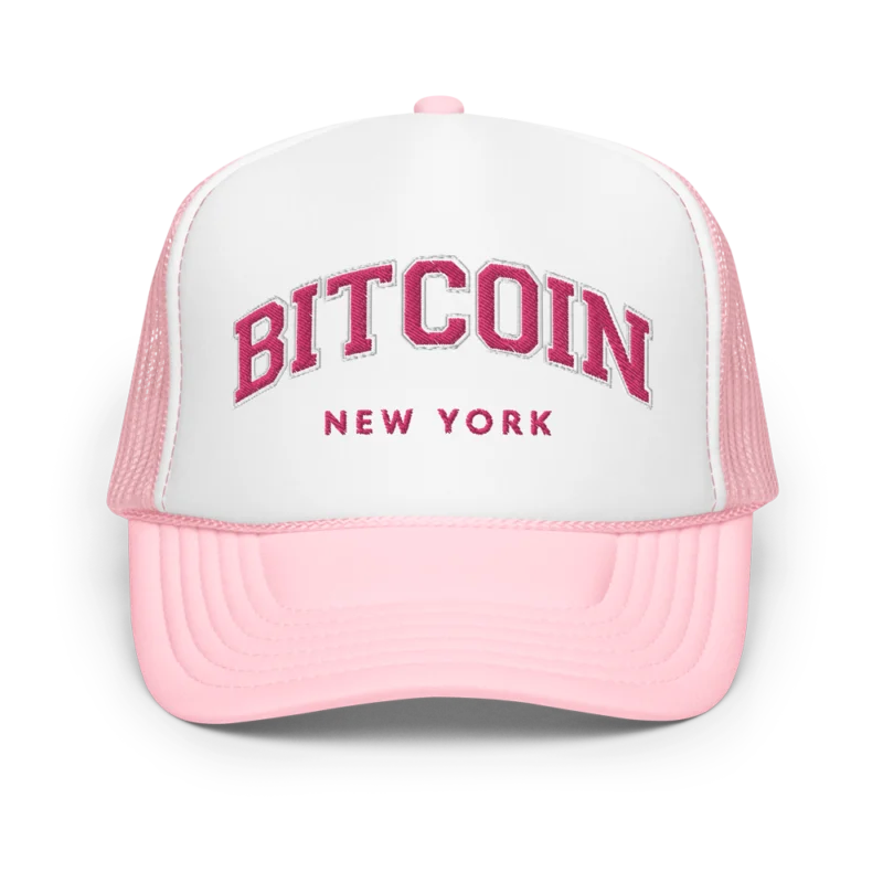 Bitcoin New York Foam Trucker Hat